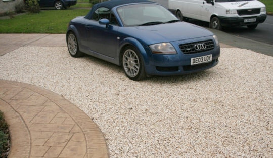 Gravel stabilisation panels for driveways & carparks.